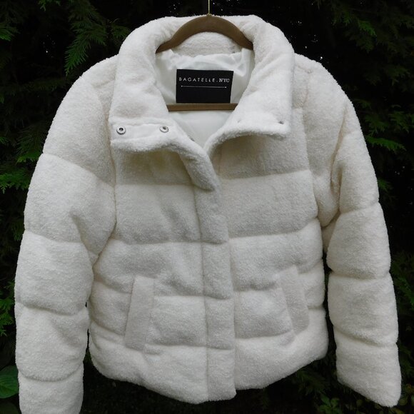 bagatelle Jackets & Blazers - Bagatelle Cold-Weather Faux Fur Puffer Teddie Coat  NWT  Sz-L